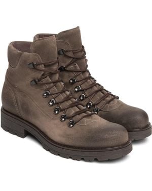 Nero Giardini Hiker Leather Boot - Brown