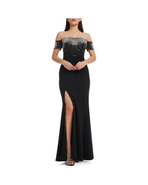 green emerald velvet dress Ella Orange Off Shoulder Formal Dress - US 12 main image 0