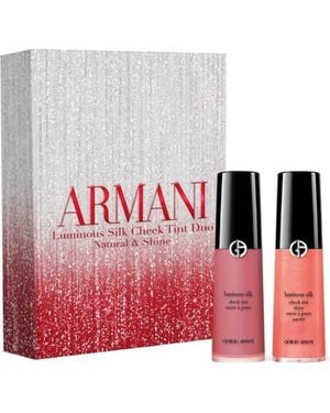 Armani Luminous Silk Cheek Tint Duo Set - Red