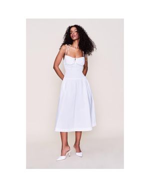 chinese dress ladies Guizio Lina Midi Dress Honey Butter / M main image 0