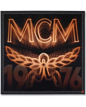 MCM M50 Logo Silk Scarf - Black