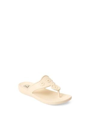 Jack Rogers Kids' Jacks Flip Flop - Natural