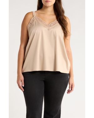 Wit & Wisdom Lace Trim Camisole - Black