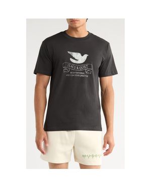 Museum of Peace & Quiet Conscious Lifestyle Graphic T-Shirt - Black