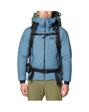 Mountain Hardwear Storm Whisperer 800-Fill Down Hooded Insulated Jacket - Blue