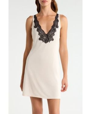 Natori Luxe Shangri La Chemise - White