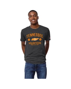 League Collegiate Wear Tennessee Volunteers Bendy Arch Victory Falls Tri-Blend T-Shirt - Black