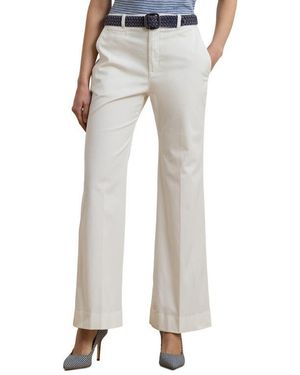 Ralph Lauren Stretch Cotton Flare Leg Chinos - White