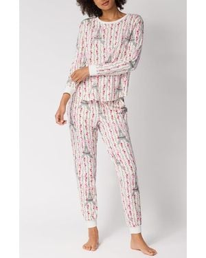 Bedhead Stretch Organic Cotton Pajamas - Pink