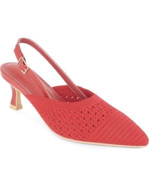 Tahari Palermo Slingback Pump - Red