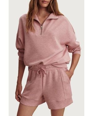 Varley Hawley Half-Zip Sweatshirt - Red