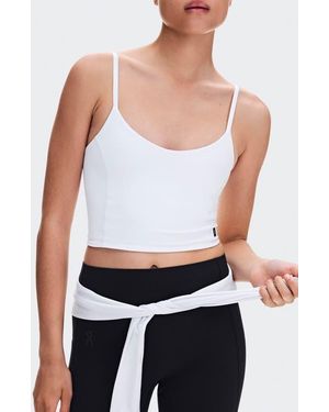 On Shoes Studio Cropped Tank - White