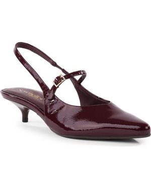 Seychelles Big Screen Faux Leather Slingback Pump - Purple