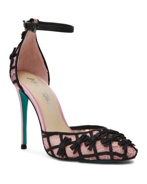 Betsey Johnson Coy Ankle Strap Pump - Metallic