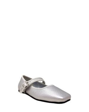 Shu Shop Kids' Adeline Mini Mary Jane Flat - White