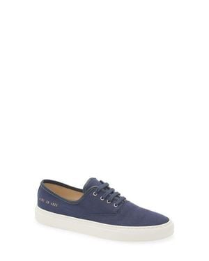 Common Projects Four Hole Slip-On Sneaker - Blue