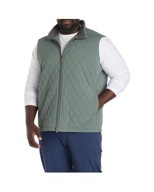 Vineyard Vines Big & Tall Dorset Quilted Vest - Green