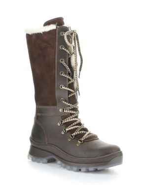 Bos. & Co. Dell Waterproof Wool Faux Shearling Lined Boot - Brown