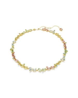 Swarovski Gema Crystal Collar Necklace - White