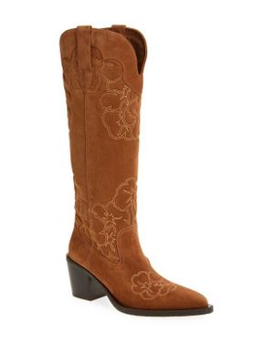 Stuart Weitzman Felix Western Boot - Brown