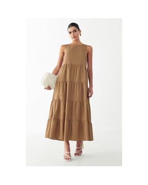 ST MRLO Byron Dress - Brown