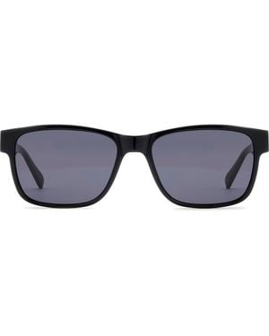 Fossil 58Mm Rectangular Sunglasses - Blue