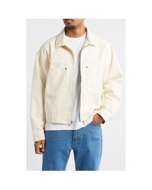 PacSun Dean Stud Detail Cotton Jacket - White