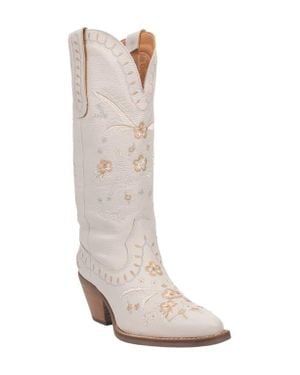 Dingo Full Bloom Western Boot - White