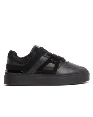 Mallet Fenchurch Skate-Style Sneakers - Black