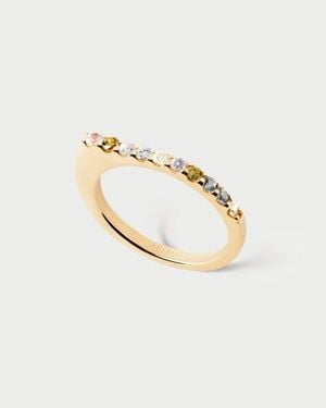 Pdpaola Oda Ring - Metallic