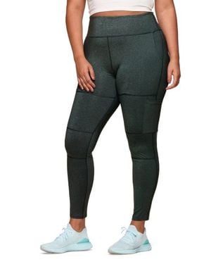 Walkpop Haley Compression Active Legging With Multi Pocket Detail - Green
