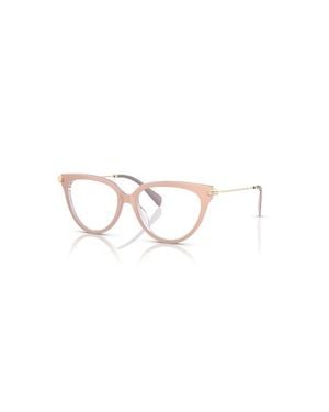 Michael Kors 53Mm Cat Eye Optical Glasses - Natural