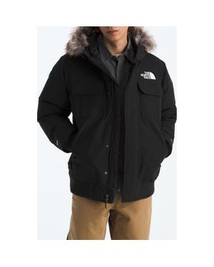 The North Face Mcmurdo Water Repellent 600 Fill Power Down Jacket With Removable Faux Fur Trim - Black
