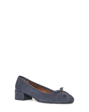 Aquatalia Camalfi Water Resistant Suede Pump - Blue