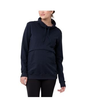 Ripe Maternity Joey Nursing Sweater - Blue