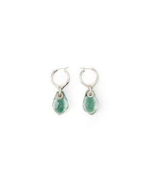 Lanvin Aurore Hoop Earrings - Blue