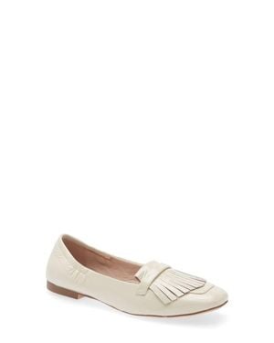 Cordani Mistie Fringe Trim Loafer - White