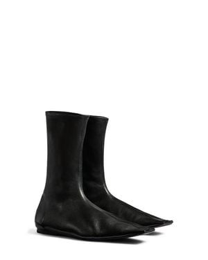 KHAITE Marlene Foldable Boot - Black