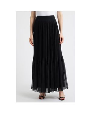 Kobi Halperin Ryle Micropleat Maxi Skirt - Black