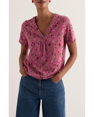 Seasalt Cornwall Barnoon Top - Red