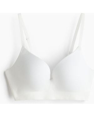 H&M Seamless Push-Up-Bra - White