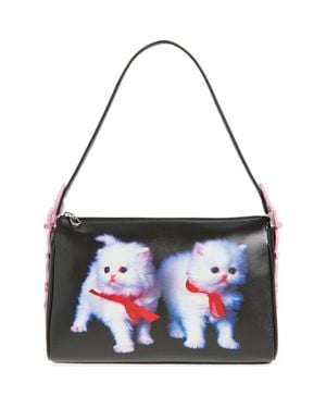 Ashley Williams Kitten Spellbind Leather Shoulder Bag - Red