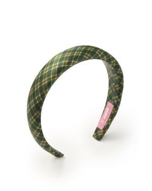 OLAH Grevelyn Silk Headband - Green