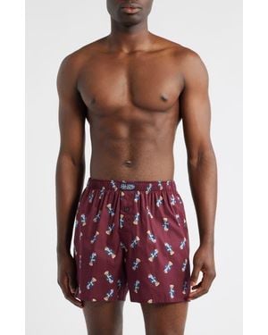 Polo Ralph Lauren Polo Bear Cotton Boxers - Red
