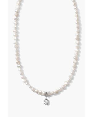 Joey Baby Ola Freshwater Pearl Pendant Necklace - White
