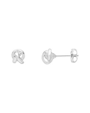 Estella Bartlett Knot Stud Earrings - Metallic