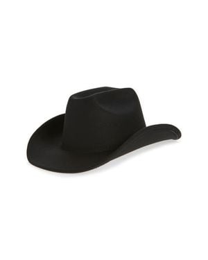 Tasha Western Cowboy Hat - Black