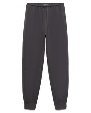 Mango Soft Finish Sweatpants - Blue