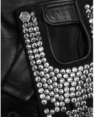 Philipp Plein Gloves - Black