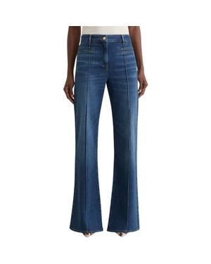Reiss Claude Flare Jeans - Blue